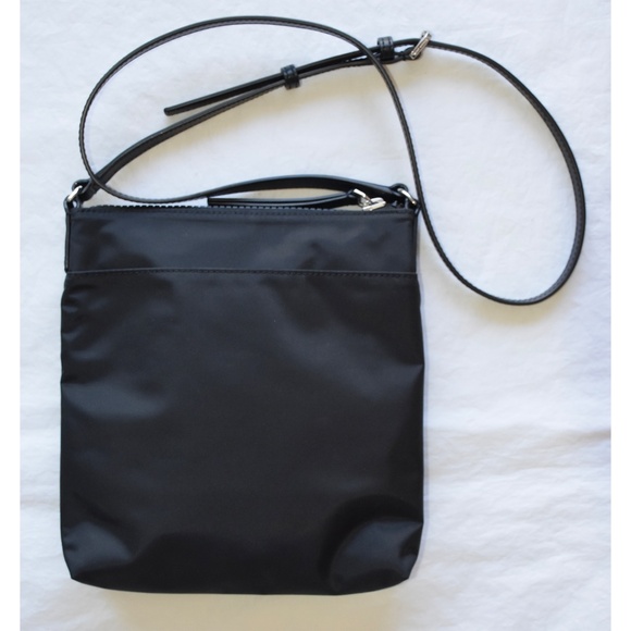 MARK JACOBS NEW BIKER NORTH SOUTH BLACK NYLON CROSSBODY BAG - Picture 4 of 9